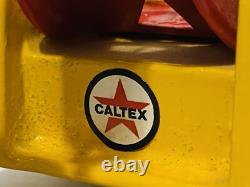 DISCONTINUED RARE VINTAGE 80'S FUN HO! TOYS ALUMINUM TOWING TRUCK No 533 CALTEX