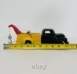 DISCONTINUED RARE VINTAGE 80'S FUN HO! TOYS ALUMINUM TOWING TRUCK No 533 CALTEX