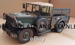 DODGE M37 ARMY TRUCK tin toy tinplate car blechmodell auto retro handmade