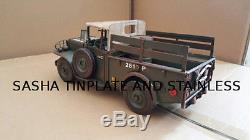 DODGE M37 ARMY TRUCK tin toy tinplate car blechmodell auto retro handmade
