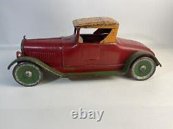 Dayton Turner Republic Coupe Car Pressed Steel Friction 18 Scarce 1920s Vtg