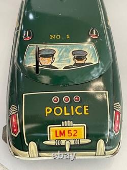 Dick Tracy Squad Car No 1 Tin Litho Wind-Up 11 Long 1940's Vintage Marx