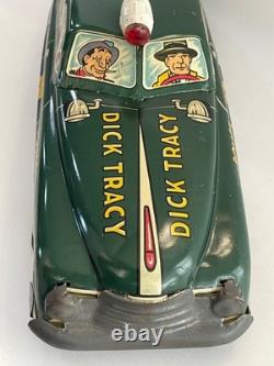 Dick Tracy Squad Car No 1 Tin Litho Wind-Up 11 Long 1940's Vintage Marx