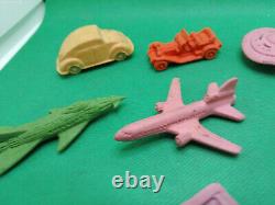 Diener eraser vintage lot 10 vintage apaceship rocket car airplane more