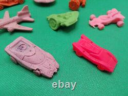 Diener eraser vintage lot 10 vintage apaceship rocket car airplane more