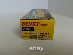 Dinky Toys 003 Chevrolet Impalla 57/003 Original Vintage Car Mint