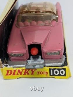 Dinky Toys 100 Lady Penelope's FAB 1 Original Vintage 1960's With Display Stand