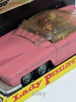 Dinky Toys 100 Lady Penelope's FAB 1 Original Vintage 1960's With Display Stand