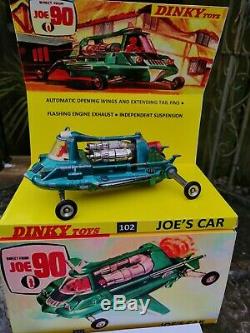 Dinky Toys 102 vintage joe 90 car gerry Anderson TV series (EARLY EDDITION)