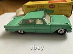 Dinky Toys 148 Ford Fairlane 1962-66, Vintage Car/Sedan Near Mint
