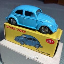 Dinky Toys 181 Volkswagen Beetle Made In England With Original Box Vintage Car