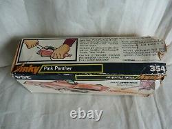 Dinky Toys 354 Pink Panther Cartoon Hot Rod Racing Car Vintage Set Boxed Rare