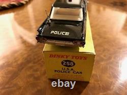 Dinky Toys / NMIB / Cadillac American Police / Black / No. 258