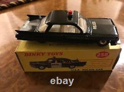 Dinky Toys / NMIB / Cadillac American Police / Black / No. 258