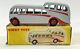 Dinky Toys Observation Coach Bus #280 Gray Red Hubs Excellent Vintage