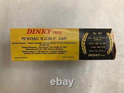 Dinky Toys Pontiac Parisienne No. 252 Made In England R. C. M. P. Car Vintage Car