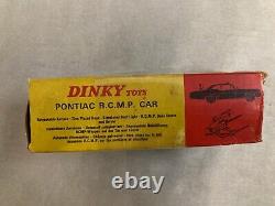 Dinky Toys Pontiac Parisienne No. 252 Made In England R. C. M. P. Car Vintage Car