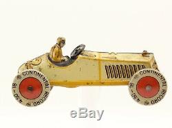 Distler 1930's tin toy Race car nr. 32 JDN Tin Penny Toy 12 cm 5 Racer Germany
