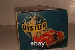 Distler 1950's Mercedes 300 Convertible Windup Tin Car, Original