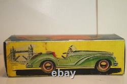 Distler 1950's Mercedes 300 Convertible Windup Tin Car, Original