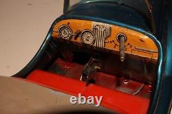 Distler 1950's Mercedes 300 Convertible Windup Tin Car, Original