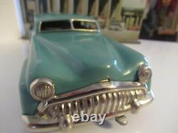 Distler 7000 Tinplate Electro Car Turquoise Made In West Germany (boxed)