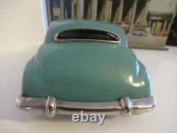 Distler 7000 Tinplate Electro Car Turquoise Made In West Germany (boxed)