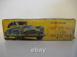 Distler 7000 Tinplate Electro Car Turquoise Made In West Germany (boxed)