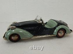 Distler BMW D-3150 Convertible 50s Tin Wind Up Clockwork Toy Car US Zone Germany