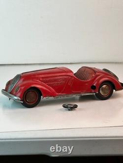 Distler Early Version Windup Wanderer Sports Car Original