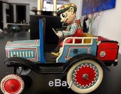 Distler, TinToys Germany, Crazy Car 30s, German Tin Toy