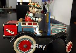 Distler, TinToys Germany, Crazy Car 30s, German Tin Toy