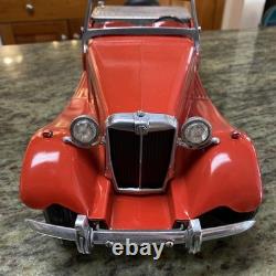 Doepke model toys mg Vintage Diecast, Kit, Car Red Nice Chrome