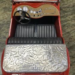 Doepke model toys mg Vintage Diecast, Kit, Car Red Nice Chrome