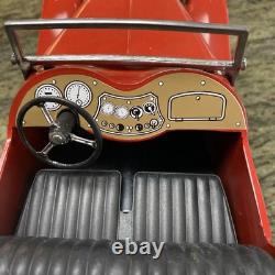 Doepke model toys mg Vintage Diecast, Kit, Car Red Nice Chrome