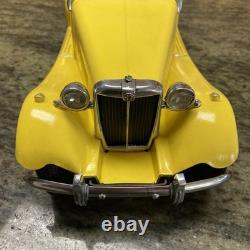 Doepke model toys mg Vintage Diecast, Kit, Car Yellow Nice Chrome