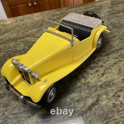 Doepke model toys mg Vintage Diecast, Kit, Car Yellow Nice Chrome