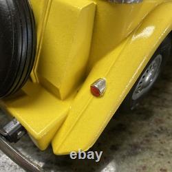 Doepke model toys mg Vintage Diecast, Kit, Car Yellow Nice Chrome