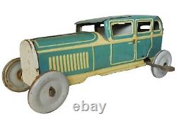 Early 20th C German Litho'd Enml Tin Wnd-up Studebaker Roadster Penny Toy Car