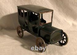 Early German Wind Up Tin Toy Car Bing Carrette 1920s