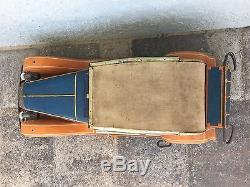 Early Gunthermann Roll Top Roof Limousine Tin Metal Toy Car Must See NR