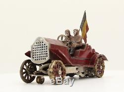 Early Lionel electric Slot Car ca 1920 racing original figures rare antique