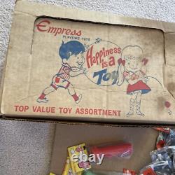 Empress Playtime Toys Prizes NOS New York Vintage Cars Planes Cigars Display