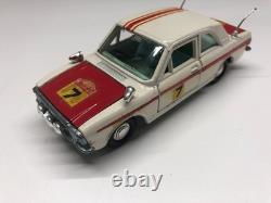 England Dinky Toys No. 205 Lotus Cortina Rally Car Vintage Diecast Meccano Ltd