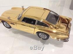 Exotic Vintage Aston Martin DB5 GT Gold Plated Spy Car