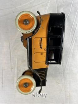 FERDINAND STRAUSS TOYS TIN WIND-UP YELL-O-TAXI Antique TOY CAR