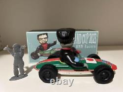 FRANKENSTEIN Soft Vinyl Racers Figure Tin Toy Car Monster Land Cup 2023 Rare Vtg