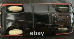 (FREE SHIP) Vintage Marusan friction japan tin toy dick Tracy style police car