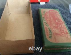 (FREE SHIP) Vintage Marusan friction japan tin toy dick Tracy style police car