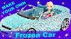 Frozen Elsa Car Snow Glamor Make Your Own Toycar Glitter Pearls Gems How To Disney